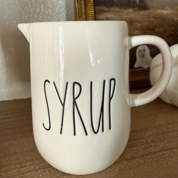 Rae Dunn Other - Rae Dunn White Ceramic Syrup Jug